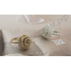 Кольцо Quaint Texture Gauze Rose Ring